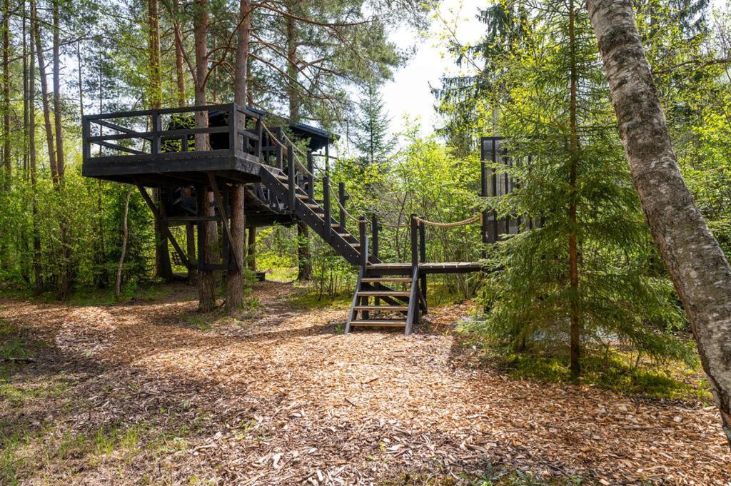 فيلا Sambliku Treehouse Jogisoo المظهر الخارجي الصورة